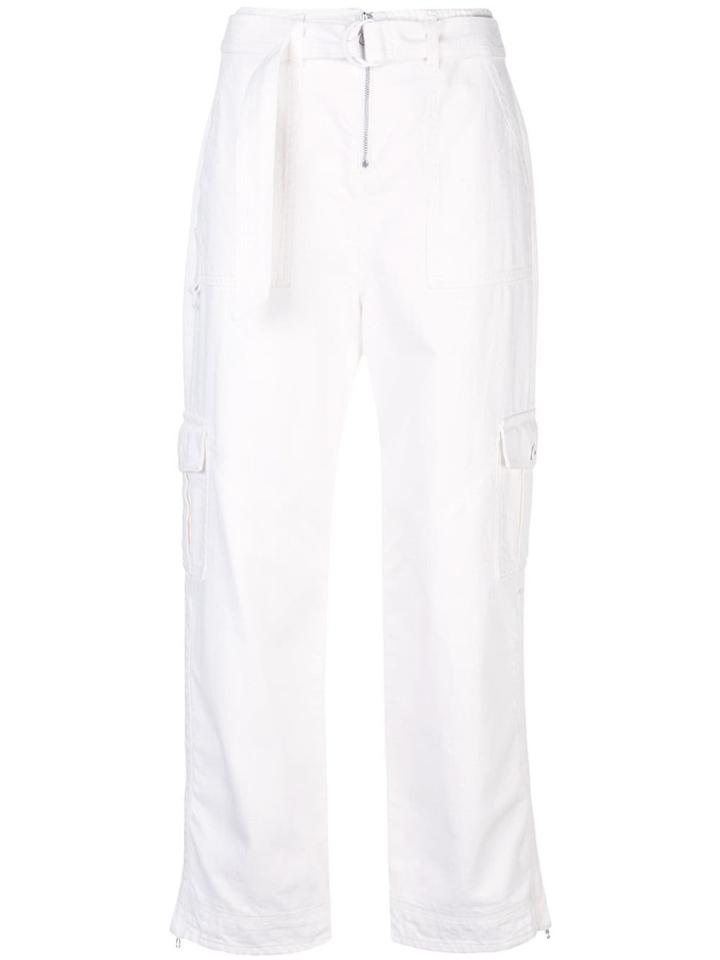 Jonathan Simkhai High-waist Flared Jeans - White
