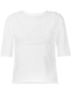 See By Chloe Floral Macrame T-shirt