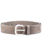 Orciani - Buckled Belt - Men - Leather - 85, Grey, Leather
