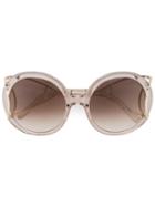 Chloe Eyewear - Jackson Sunglasses - Women - Acetate/metal - One Size, Grey, Acetate/metal