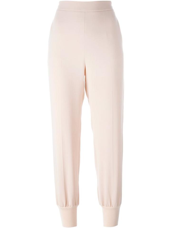 Stella Mccartney 'julia' Trousers, Women's, Size: 42, Pink/purple, Viscose/acetate/spandex/elastane/cotton