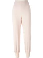 Stella Mccartney 'julia' Trousers, Women's, Size: 42, Pink/purple, Viscose/acetate/spandex/elastane/cotton