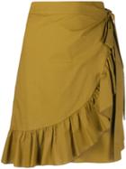 Etro Wrapped Short Skirt - Neutrals