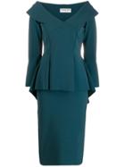 Le Petite Robe Di Chiara Boni Zoya Peplum Dress - Green