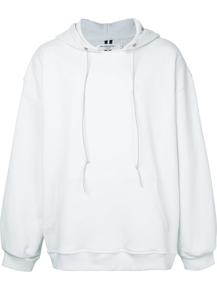 Mr. Completely - Front Pocket Hoodie - Men - Cotton - Xl, Grey, Cotton