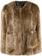Low Classic Faux-fur Jacket - Brown