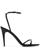 Valentino Black Garavani Nude 100 Stud Embellished Strappy Leather