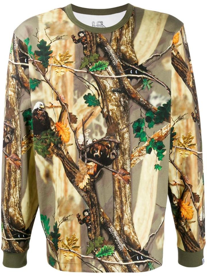 Billionaire Boys Club Nature Print Sweatshirt - Green