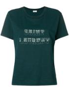 Saint Laurent Front Logo T-shirt - Blue