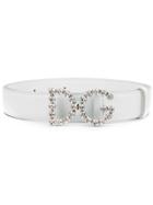 Dolce & Gabbana Dg Logo Belt - White