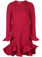 Valentino Frilled Flared Dress