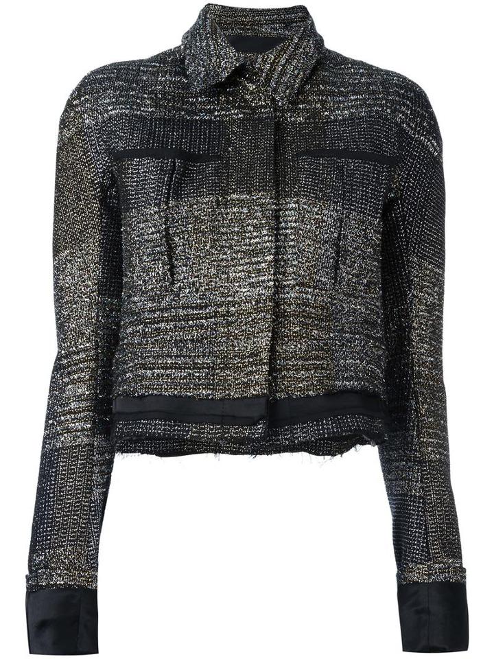 Haider Ackermann 'bussey' Jacket, Women's, Size: 40, Black, Cotton/polyester/rayon/cotton