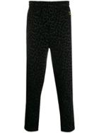 Fred Perry Miles Kane Leopard Track Pant - Black
