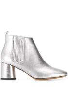Marc Jacobs Metallic Ankle Boots - Grey