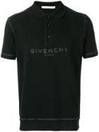 Givenchy Front Logo Polo Shirt - Black
