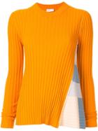Rosetta Getty Stripe Panel Jumper - Orange