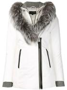 Mackage Fur Trimmed Puffer Jacket - White