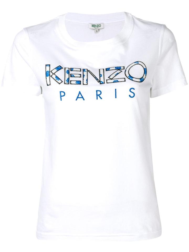 Kenzo Printed Logo T-shirt - White