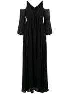 Patrizia Pepe Cold Shoulder Dress - Black