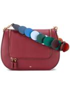 Anya Hindmarch - Saddle Shoulder Bag - Women - Calf Leather - One Size, Red, Calf Leather