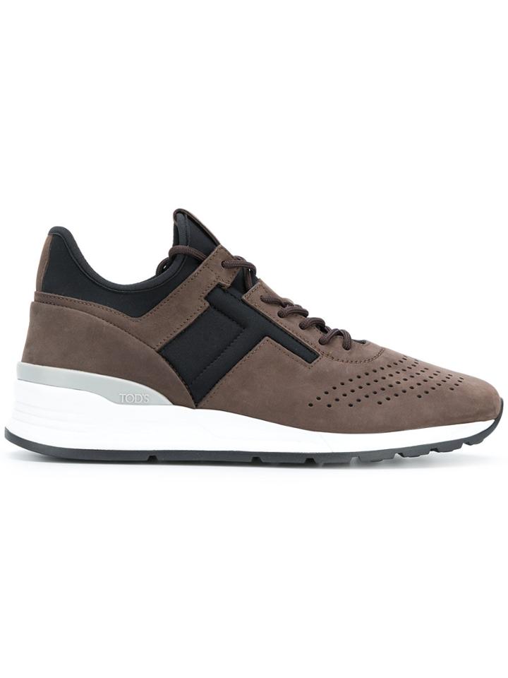 Tod's Suede Sneakers - Brown