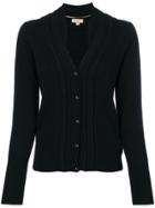 Burberry Cashmere Cable Knit Cardigan - Black