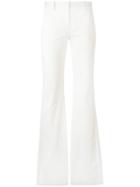 Roberto Cavalli - Flared Trousers - Women - Cotton/spandex/elastane/viscose - 42, Nude/neutrals, Cotton/spandex/elastane/viscose