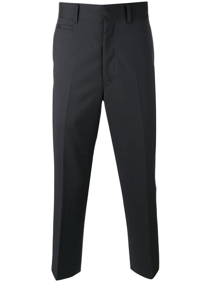 Junya Watanabe Comme Des Garçons Man Cropped Pants, Men's, Size: Large, Blue, Cupro/wool