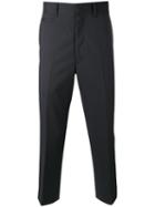 Junya Watanabe Comme Des Garçons Man Cropped Pants, Men's, Size: Large, Blue, Cupro/wool