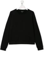Emporio Armani Kids Basic Sweatshirt - Black