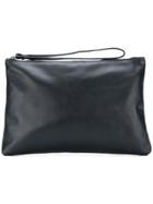 Ann Demeulemeester Zipped Clutch Bag - Black