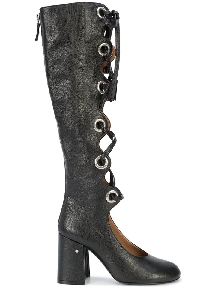 Laurence Dacade Lace-up Boots - Black