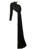 Seen Users One-shoulder Draped Blouse - Black