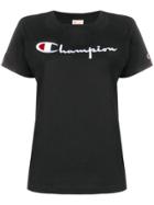Champion Logo Patch T-shirt - Black
