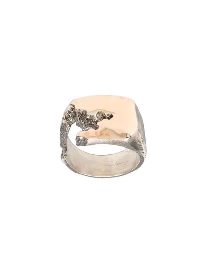 Tobias Wistisen Side Crack Ring - Silver