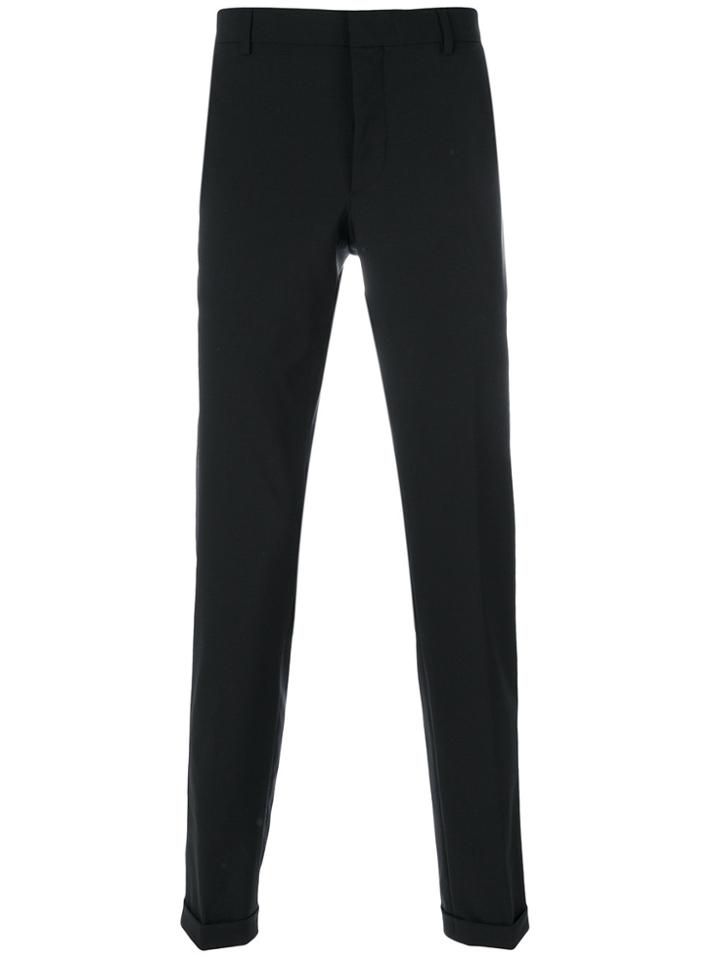 Prada Tapered Tailored Trousers - Blue