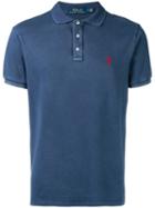 Polo Ralph Lauren Washed Effect Polo Shirt - Blue