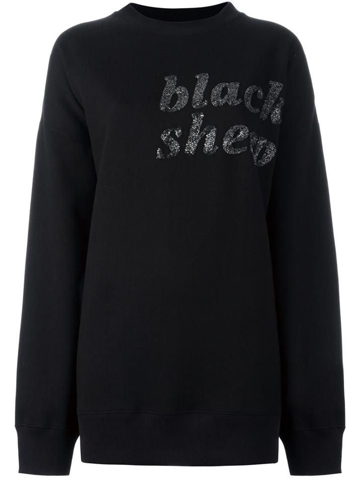 Ashish 'black Sheep' Sweatshirt, Women's, Size: Xs, Black, Cotton/polyester