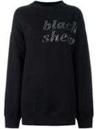 Ashish 'black Sheep' Sweatshirt, Women's, Size: Xs, Black, Cotton/polyester
