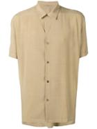 Nuur - Plain Shirt - Men - Viscose - 52, Nude/neutrals, Viscose