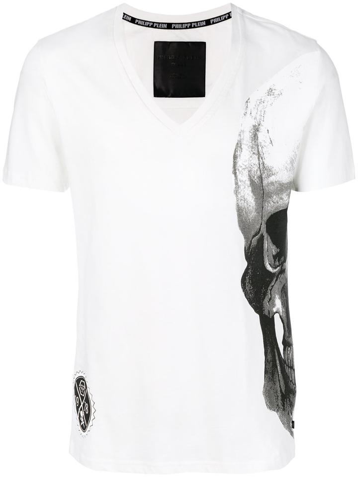 Philipp Plein - Printed Clive T-shirt - Men - Cotton - S, White, Cotton