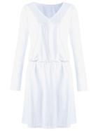 Lygia & Nanny V-neck Tunic Dress - White