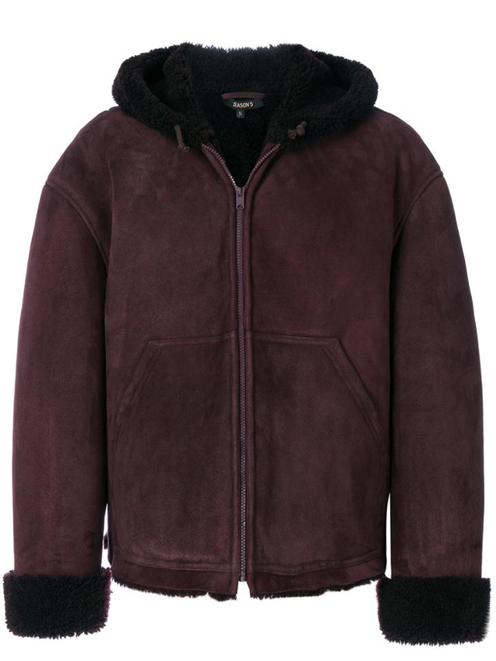 Yeezy Short Shearling Coat - Brown