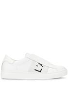 L'autre Chose Logo Slip-on Sneakers - White