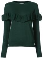 Anine Bing Ruffled Jumper - Green