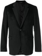 Tonello Chevron Detailed Blazer - Black
