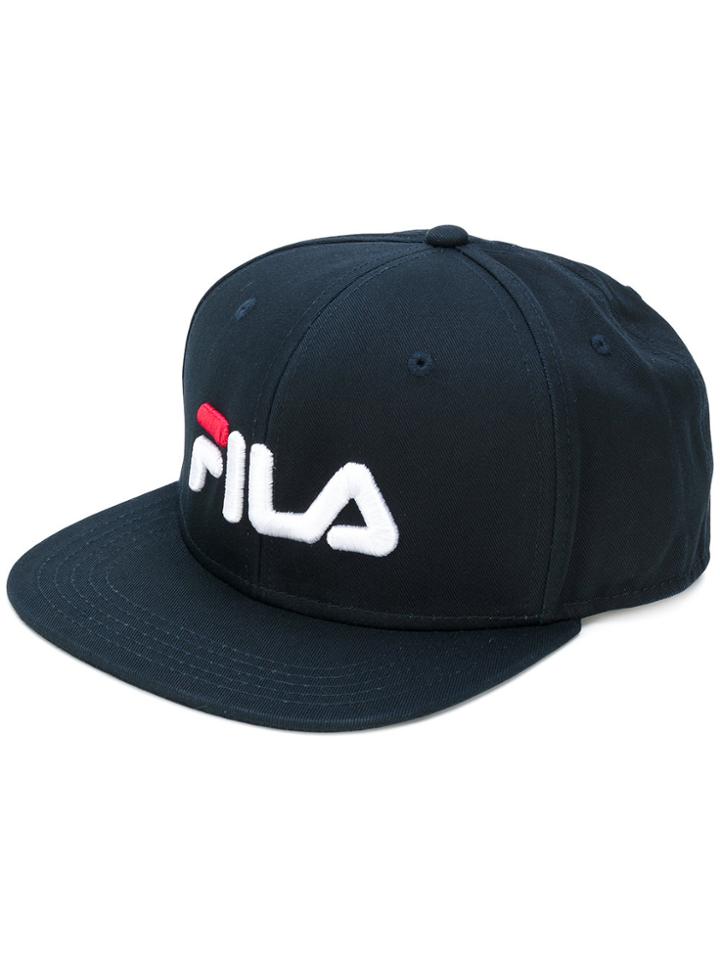 Fila Logo Peaked Cap - Blue