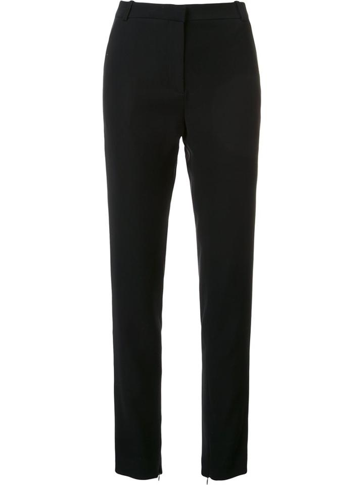 Mugler Slim-fit Trousers, Women's, Size: 40, Black, Polyester/acetate