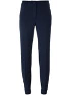P.a.r.o.s.h. 'lily' Tapered Trousers, Women's, Size: Xs, Blue, Spandex/elastane/virgin Wool