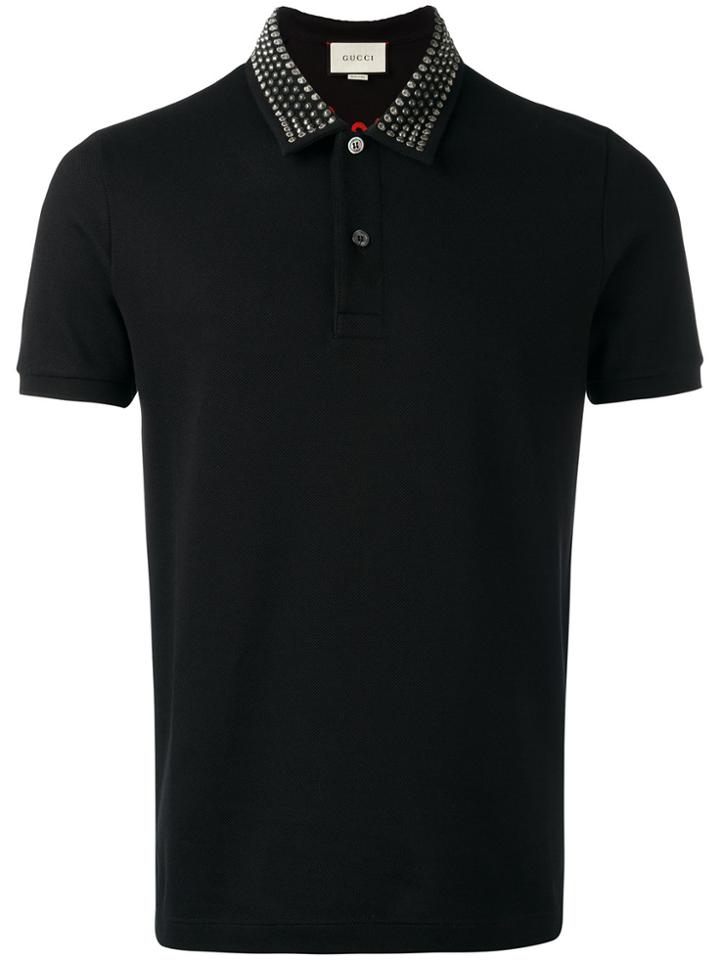 Gucci L'aveugle Par Amour Polo Shirt - Black